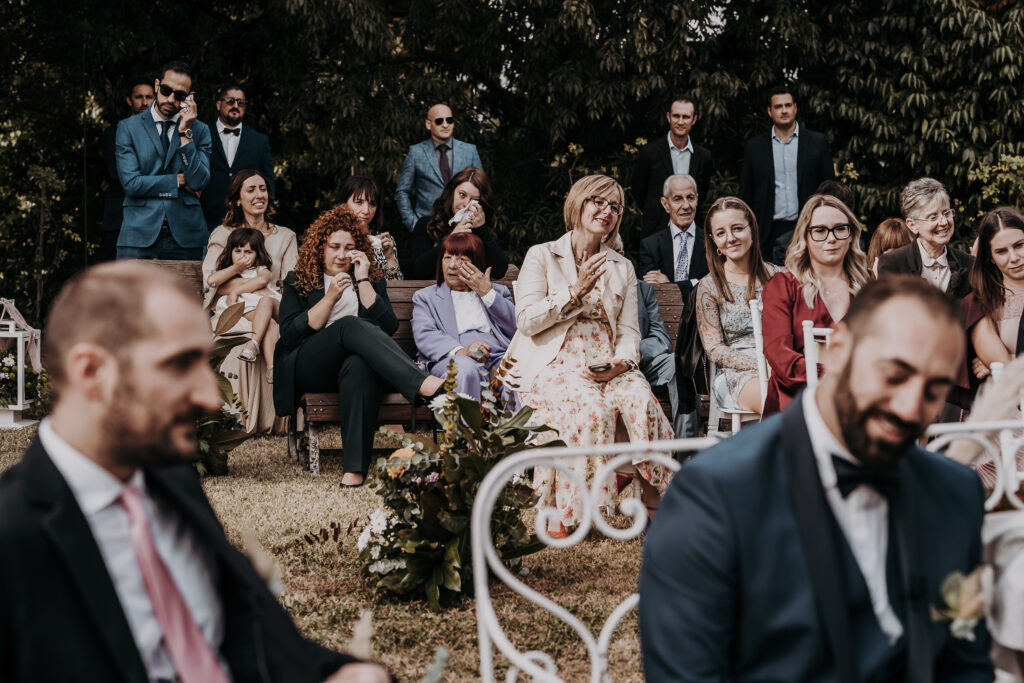 emozioni in un matrimonio